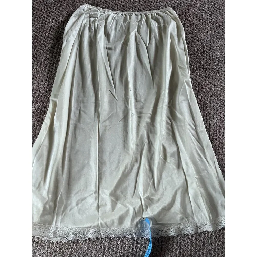 Lot 5 Knee Length Slips Various Brands all slips used